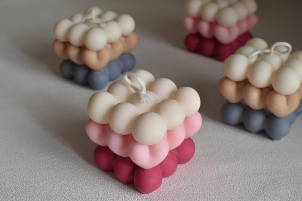 Vela Burbujas Corazón